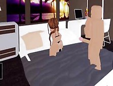 Thick Roblox Girl With Thick Thighs And Big Boobs Gets Fucked Hard
