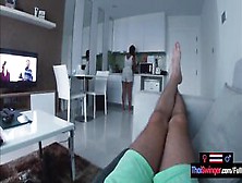 Thai Amateur 18 Year Old Lover Cleans Before Chilling Her Bf