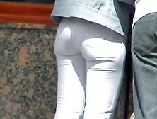 Public Candid Asses In Tight Jeans Caught On Hidden Cam