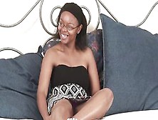 Homegrownvideo - Black Amateur With Large Nipps Masturbates With Her Toy