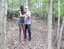 Reporter Jasmine Forced To Strip And Be Bound In The Woods P1