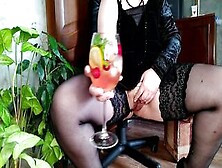 Russian Milf And Her Natural Cocktail