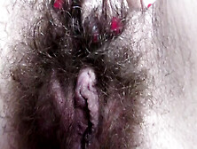 Hairy Pussy Is Not An Obstacle To Clit Play