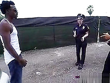 Horny Cops Share Suspects Big Black Cock