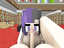 Naughty Minecraft 3D Villager Girl Got Her Ass Pounded In The Library