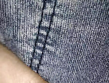 Rough Dick Jerking Rubbing Inside Jeans Inside Public Toilet