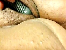 Thick Pussy Vibrating Close Up