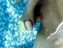 Young Teenie Cunt With Mouth With Fat Jugs Incredible Sexy Masturbation Her Nice Twat Inside The Pool