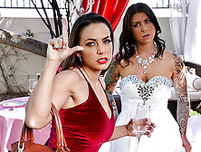 Bisexual Bride With Abigail Mac And Felicity Feline