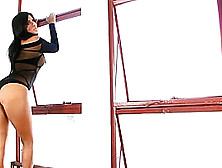Sunny Leone In Transferance Black Sexy Dress