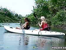 Molly Cavalli,  Mulani Rivera In Paddle Me Movie