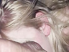 Blonde Loves Eating Butt & Gets Her Brains Banged! Out