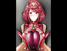 Xenoblade | Pyra Giant Melons Cums On Face