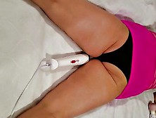 Real Wife Orgasm With A Vibrator Spanked With A Whip