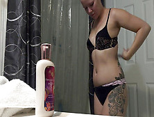 Nineteen Yo Unaware Roommate After Shower- My First-Ever Time Spying