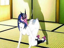 Genshin Impact Kujou Sara Unstoppable Sex Session (3D Cartoon)