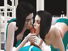 Korean Foursome Orgy - Squid Game Themed Sex Scene - 3D Hentai Part 1