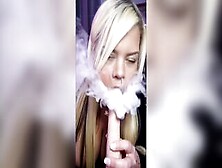 Big Tit Bbw Blowing & Smoking!
