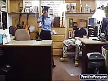 Police Officer Nailed By Horny Pawn Dude