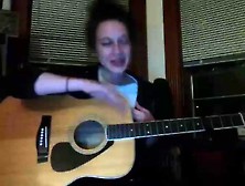 Girl Plays Guitar And Stuff