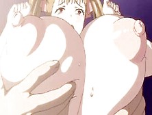 Voluptuous Anime Lesbians Play With Their Massive Tits And Sensitive Nipples