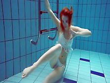 Blonde Girl Naked Underwater Diana Zelenkina