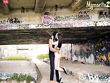 Chicasloca - Public Interracial Plowed For Long Booty Dark Haired Cassie Fire