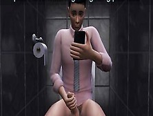 Sluttygfsims - Ep. Three Part Two Hotwife Cucks Her Bf While He's At Work With A Big Black Cock