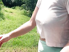Amateur Ex-Wife Public Outdoors Naked Jog | Risky Outdoors Dare