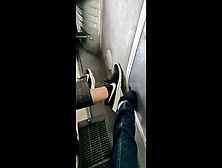 Cft 5 (Unknown Candid Foot Trample In Bus With Nike Sneakers)