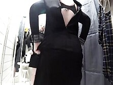 Mature Long Titties Bbw Into The Fitting Room.  Hidden Camera