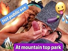 Topless Blonde And Hot Guy Fuck In Mt Charleston In Public