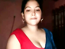 Beautiful Indian Wife Showing Her Boobs And Pussy