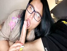 Mommy Comes In My Room And Helps Me Cum With Her Mouth! 4K