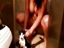 Sarah Rosa │ Series │ Cats & Cats │ Inside Hot Tub With Arthur