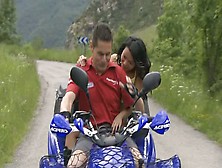 Girl Fucked While Quad Driving And Climbing