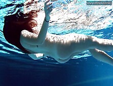 Nice Swimming Pool Erotics By Diana Sexy Spanish Girl