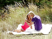Daringsex Sensual Blonde Outdoor Doggystyle