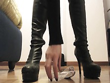 I Crush You Like A Worm Beneath My Black Leather Boots.