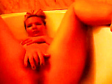 Hidden Cam.  Busty 18Yo Sexy Teen Bathroom Masturbation