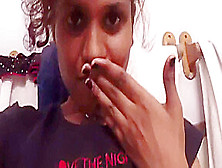 Horny Lily And Indian Aunty - Tamil Indian In Bathroom Naked Panty Sniffing