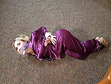 Purple Pajama Bondage With Blair Blouson Hd