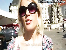 Petite Amateur Blonde Euro Babe Hardcore Public Fucking For Cash