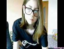 Perky Teen Girl Strips And Dances On Her Webcam