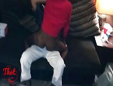 Jizzed Hot African Spinner Ex-Wife After Hubby Getting Bae Lap Dance