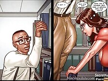 Detention Season #1 Ep.  #2 - Bbc Collage Student Drilled Black Teacher In Her Office At School