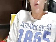 Rock Chalk College Milf Smokes