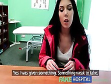 Hot Brunette Patient Moans In Pleasure While Being Examined In Hospital By A Nurse