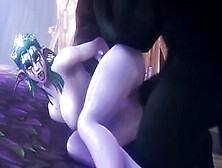 Tauren Screwed Huge Butt Tyrande Whisperwind ( Extreme Anal Sex ) - World Of Warcraft