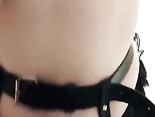 Beauty Filthy Baby Locked His Penis Inside Chastity Cage And Pegging His Booty Pov